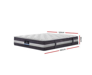 Giselle Bedding Double Mattress Bed Size 7 Zone Pocket Spring Medium Firm Foam 3