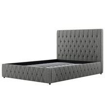Load image into Gallery viewer, Alexandra Fabric Gas Lift Storage Queen Bed - Dark Grey
