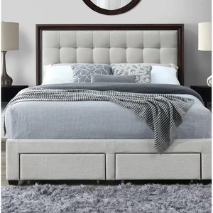 Franklin Tufted Upholstered Storage Standard Bed
