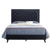 Load image into Gallery viewer, Leanne Tufted Upholstered Low Profile Platform Bed
