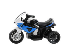 Load image into Gallery viewer, Kids Ride On Motorbike BMW Licensed S1000RR Motorcycle Car Blue
