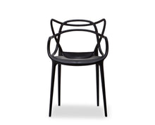 Load image into Gallery viewer, Modern Scandinavian Light Timber Oak Rectangular 1.6m Dining Set with 4x Replica Black Masters Chairs
