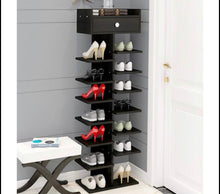 Load image into Gallery viewer, Stylish Shoe Rack Shoe Organiser Black
