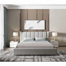 Load image into Gallery viewer, Modern Crushed Asri Solid Wood Bed Frame
