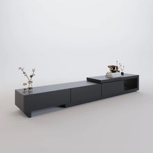 Load image into Gallery viewer, C550 Modern All Black Tv Entertainment unit
