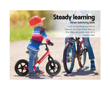 Load image into Gallery viewer, Nintendo Kids Balance Bike Ride On Toys Puch Bicycle Wheels Toddler Baby 12&quot; Bikes Red

