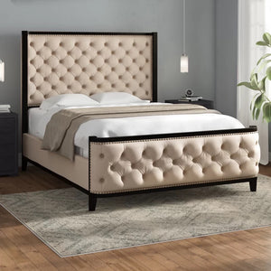 Barnette Tufted Upholstered Standard Bed