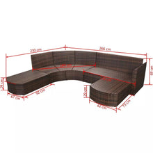 Load image into Gallery viewer, Altari outdoor Lounge Suite Brown
