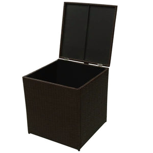 Latest Outdoor Corner Lounge Brown with Cream Cushions