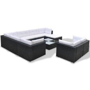 York 10 Piece Large Outdoor Setting